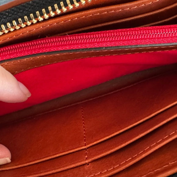 Dooney & Bourke Black Textured Wallet - Picture 9 of 11